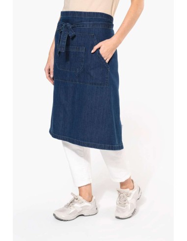 K-KA887-COTTON LONG APRON
